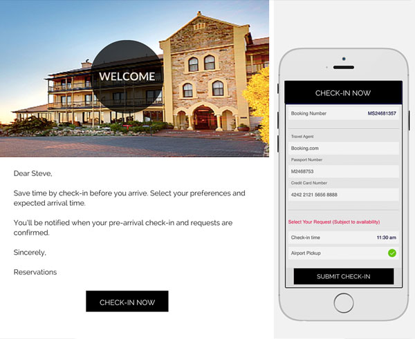 pre check-in programma per hotel gestionale per alberghi